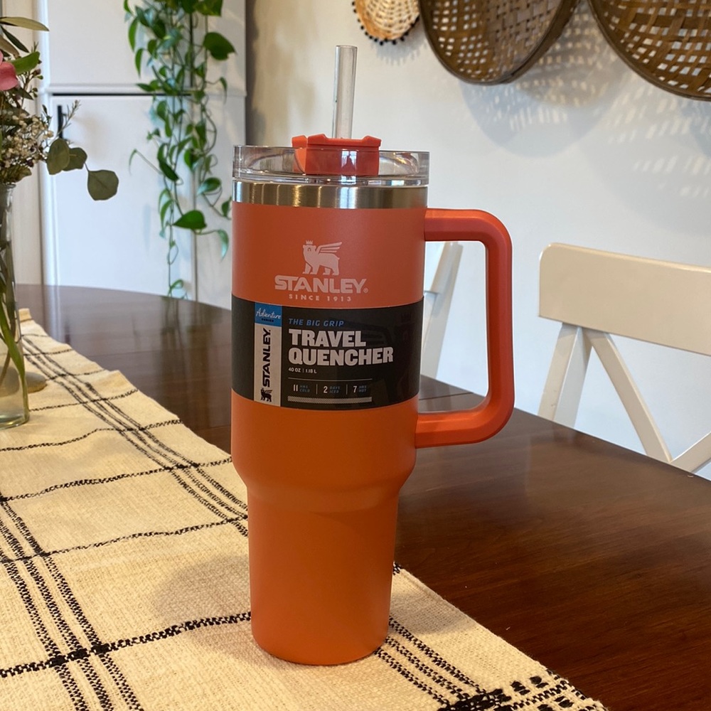 Brand new Stanley 40 oz Adventure Quencher Tumbler in Grapefruit